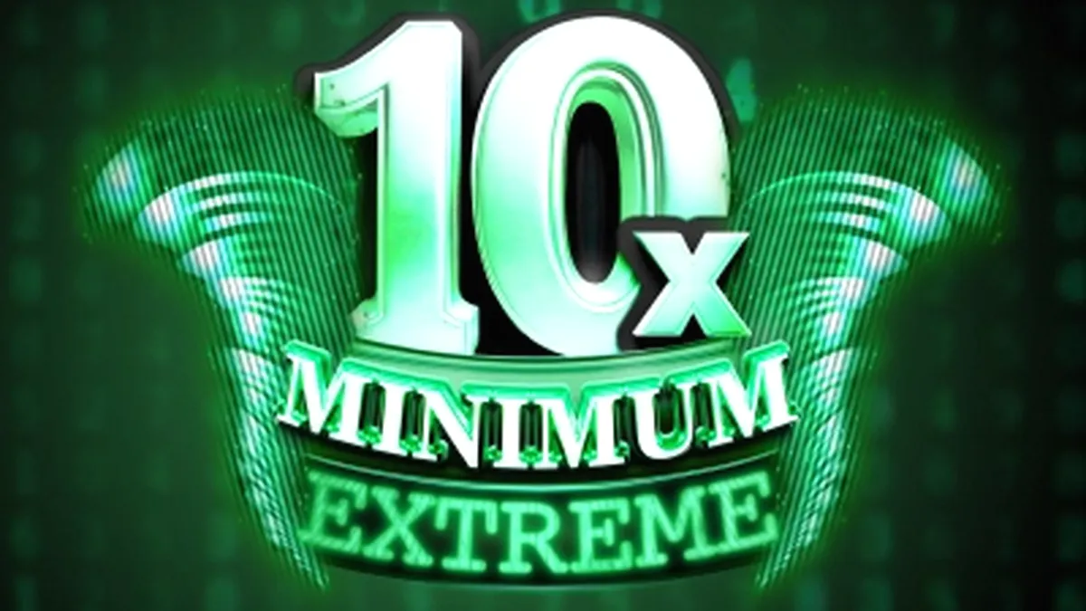 Interface do slot 10x Minimum Extreme com design retrô
